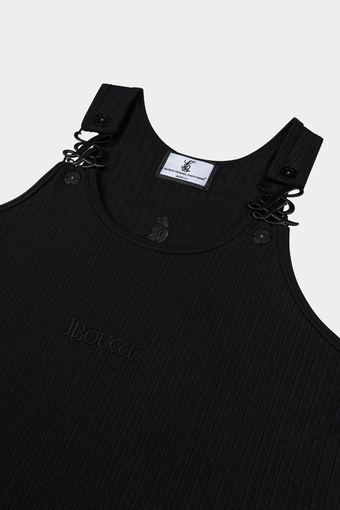 IMPERIAL SIGNATURE RIBBED TANK - BLACK