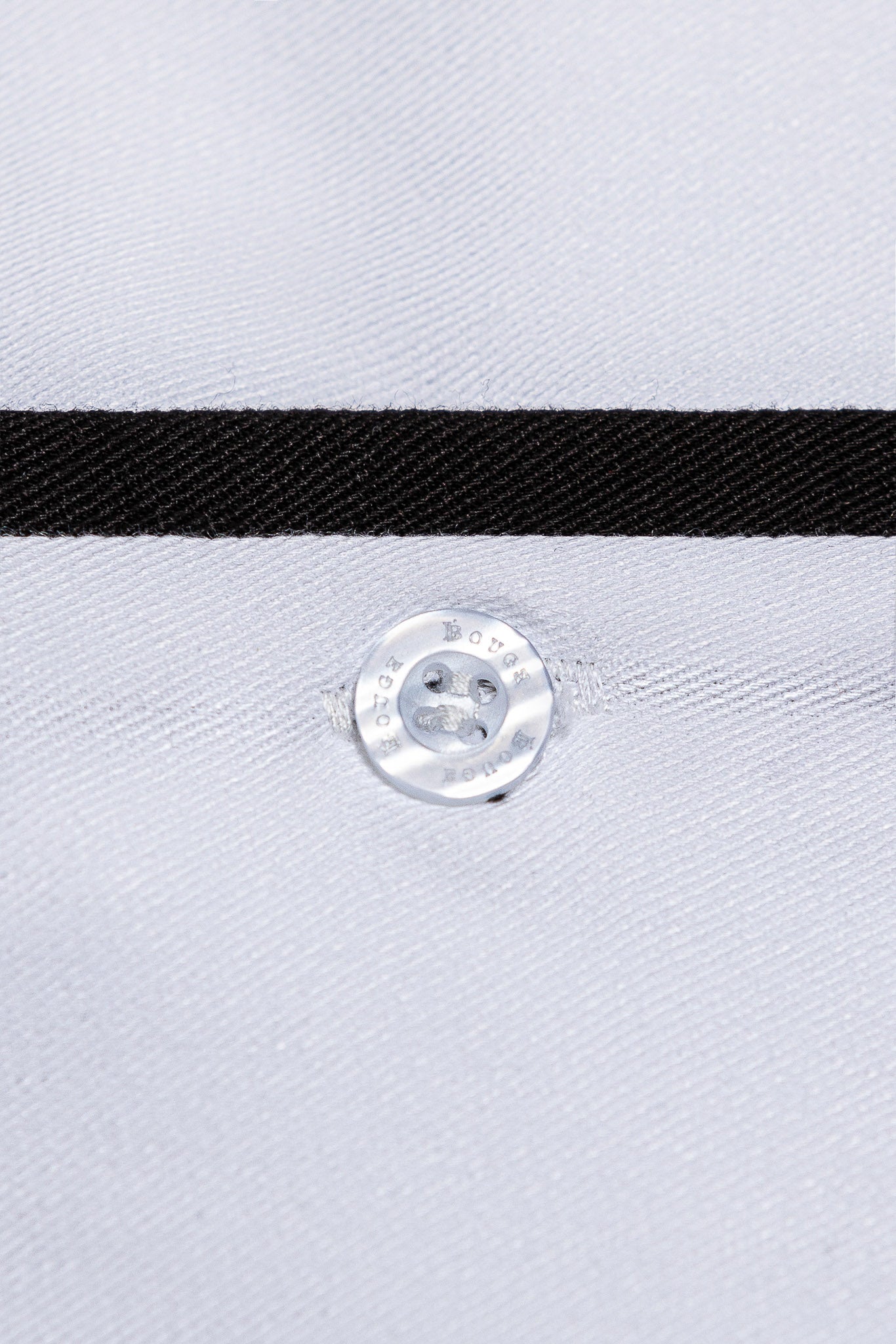 SIDE STRAP CONTRAST SHIRT – WHITE