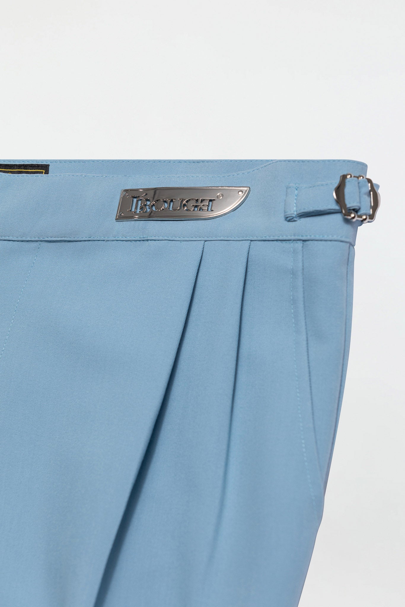 PLEATED PANTS – SKY BLUE