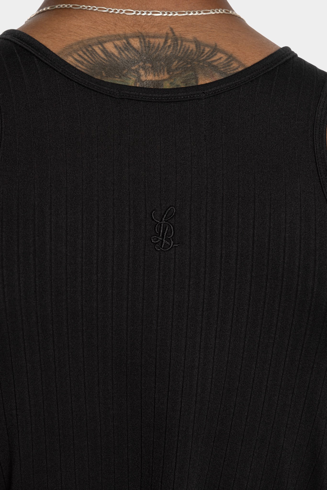 IMPERIAL SIGNATURE RIBBED TANK - BLACK