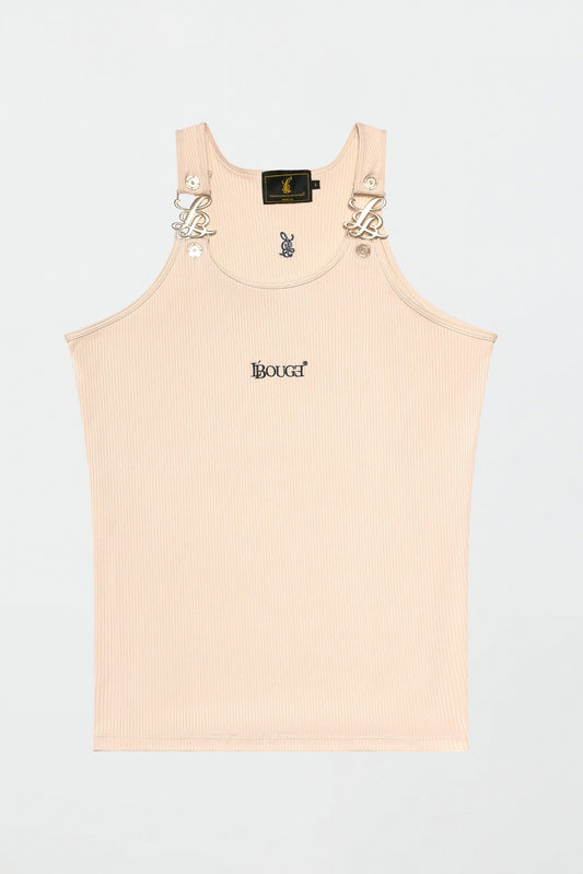 IMPERIAL SIGNATURE RIBBED TANK – BEIGE