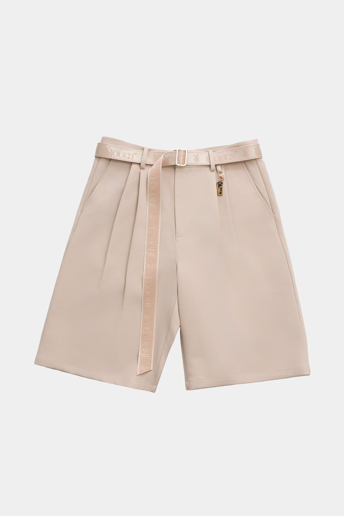 LEGACY PLEATED SHORTS - CREAM
