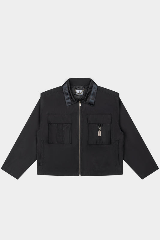 MAHA CARGO JACKET - BLACK