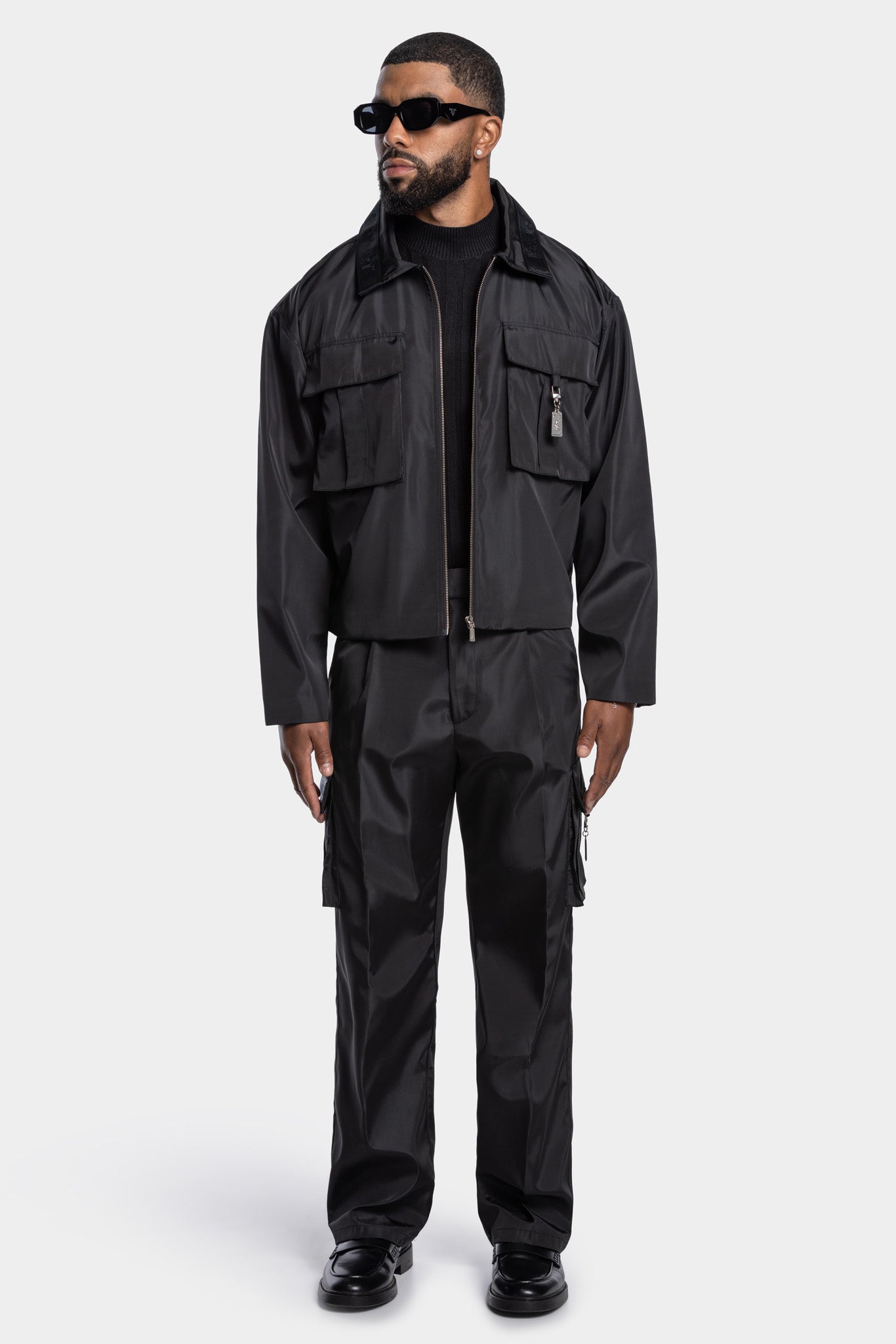 MAHA CARGO JACKET - BLACK