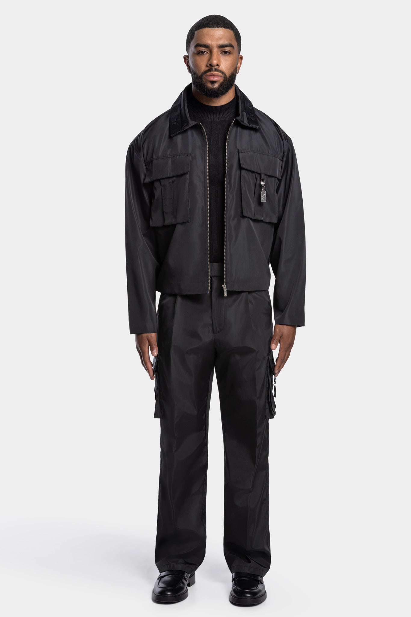 MAHA CARGO JACKET - BLACK