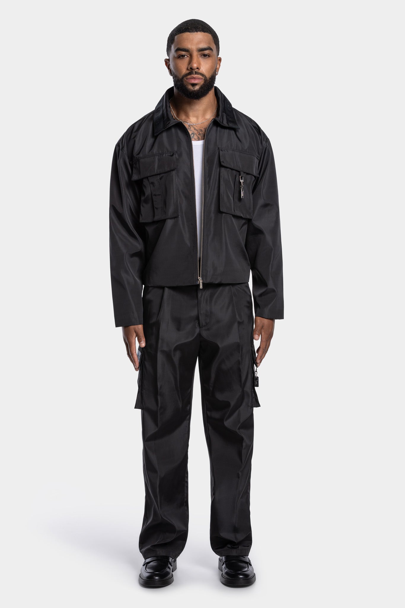 MAHA CARGO PANTS - BLACK