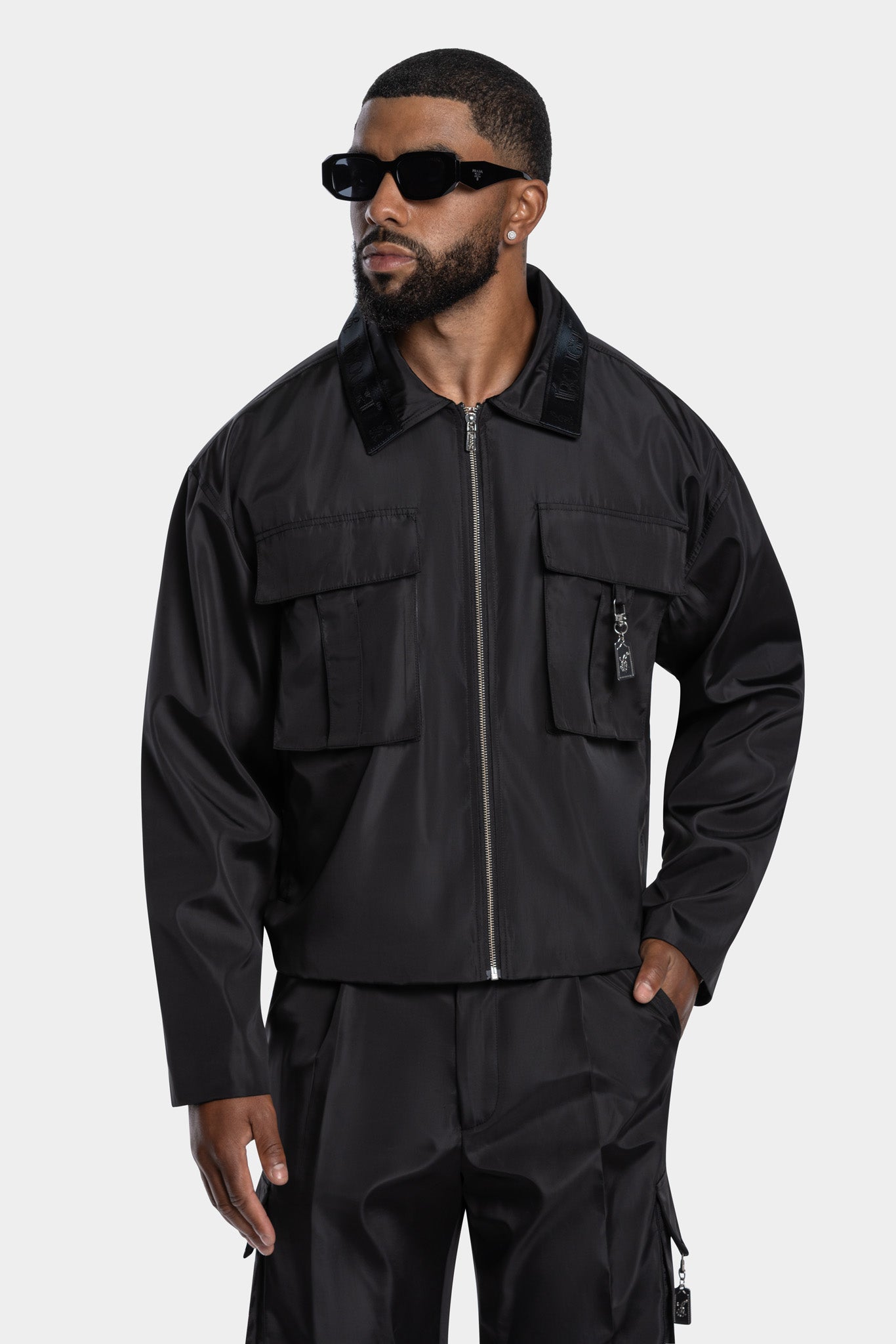 MAHA CARGO JACKET - BLACK
