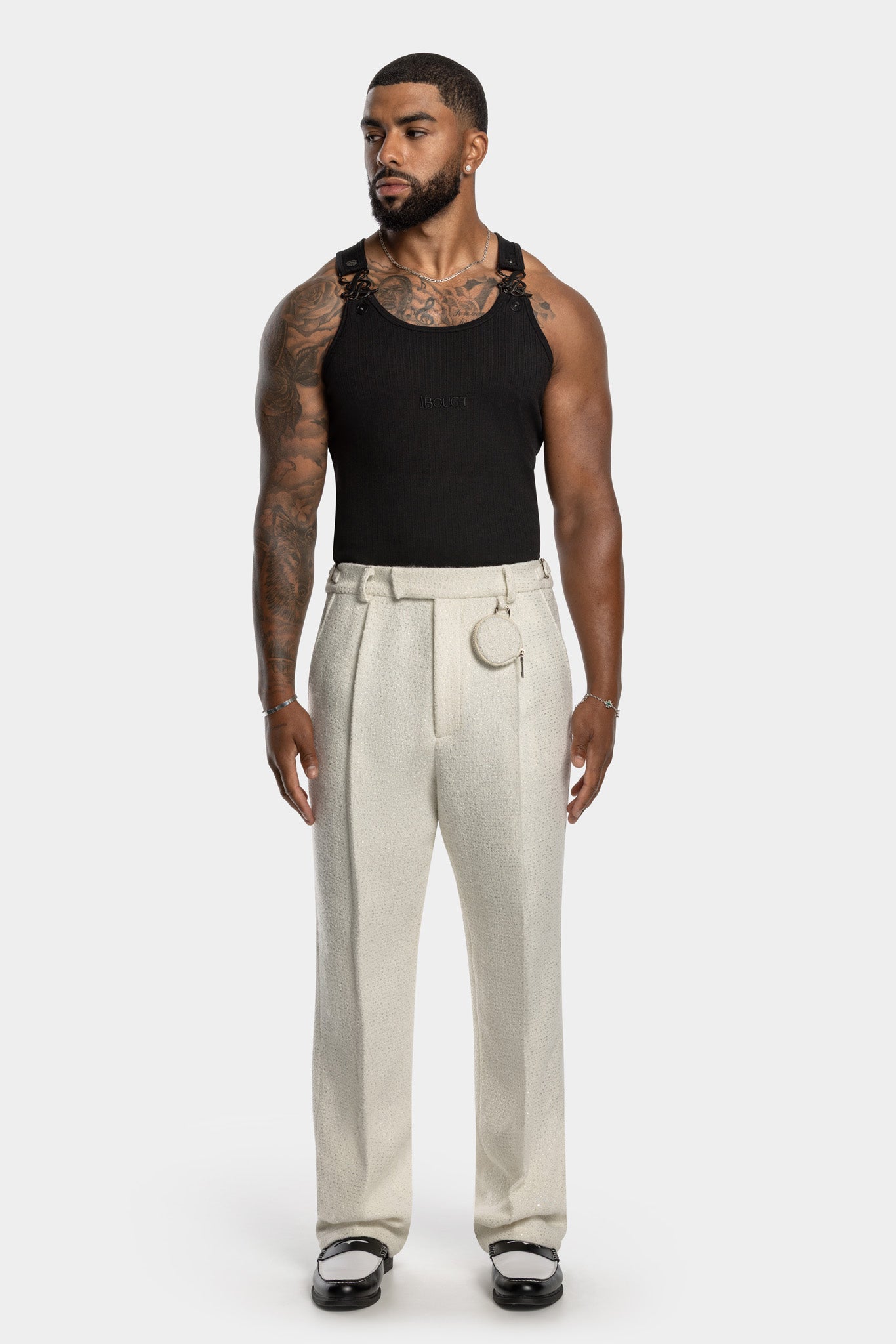 IMPERIAL SIGNATURE RIBBED TANK - BLACK