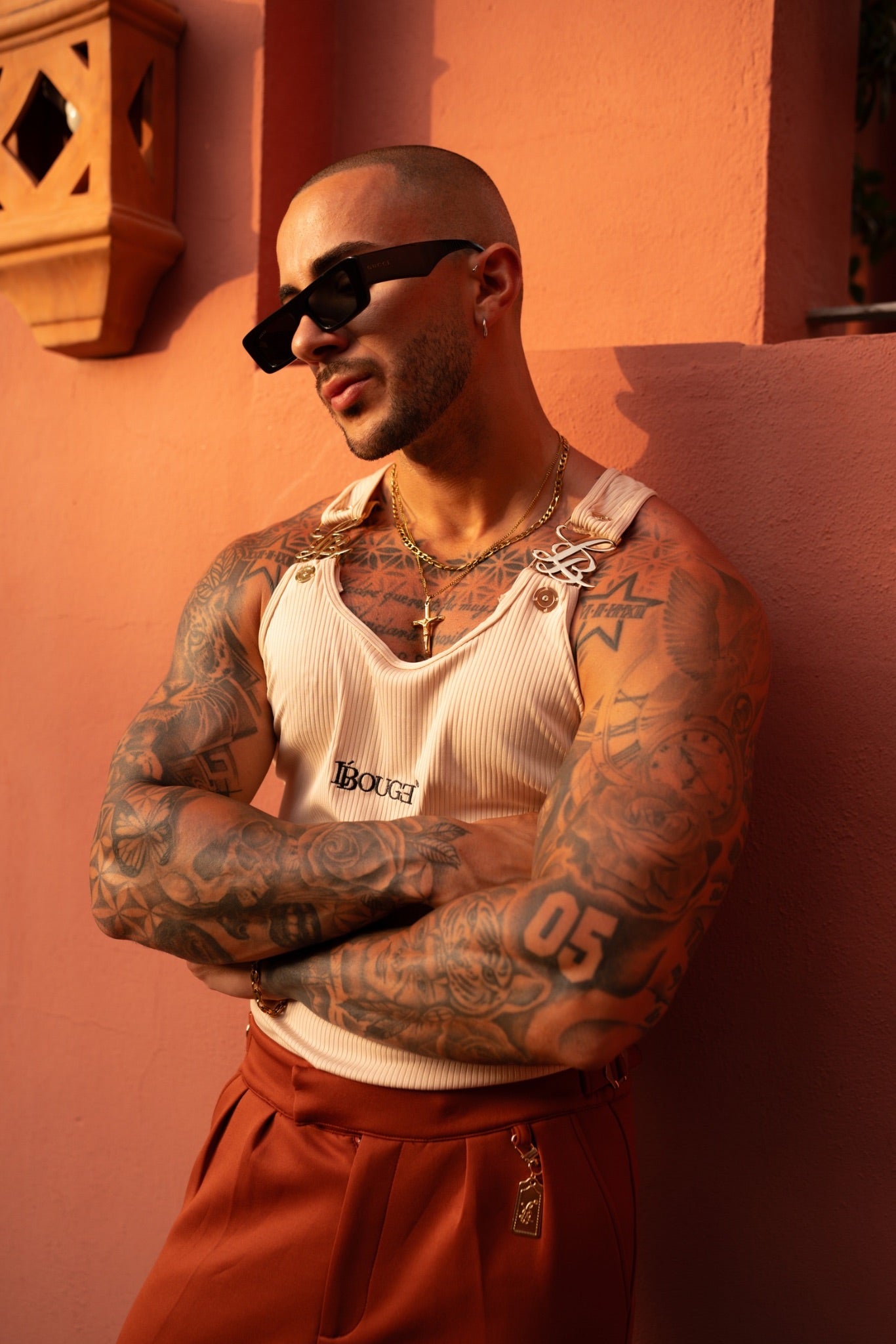 RIBBED TANK TOP – BEIGE