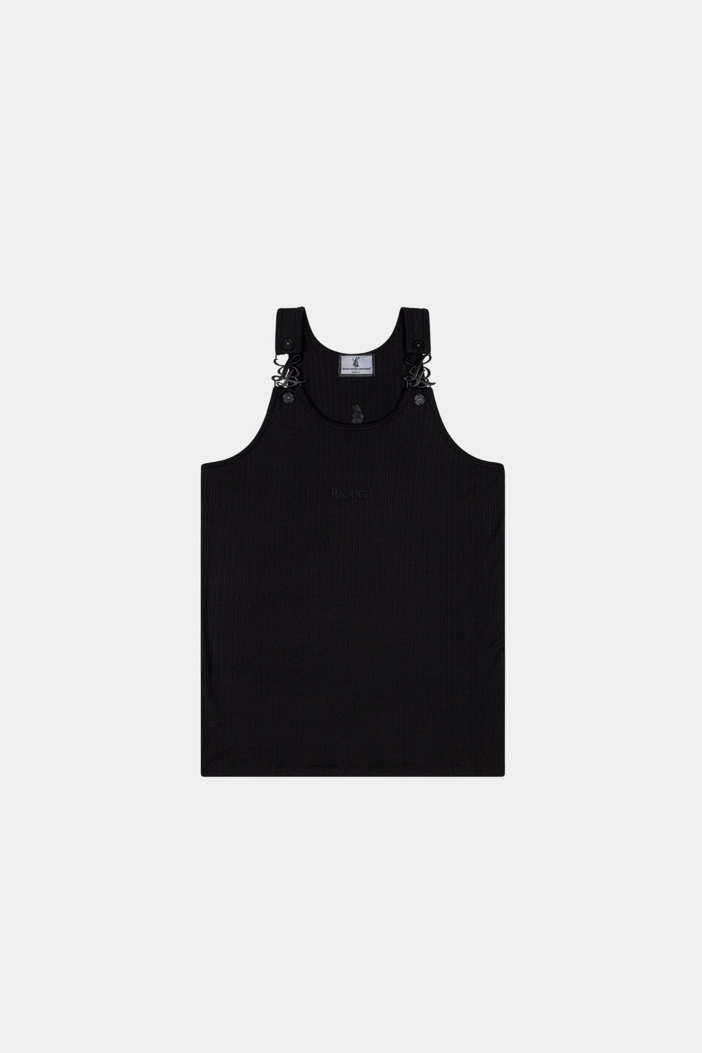 IMPERIAL SIGNATURE RIBBED TANK - BLACK