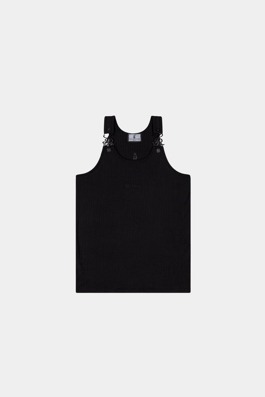 IMPERIAL SIGNATURE RIBBED TANK - BLACK