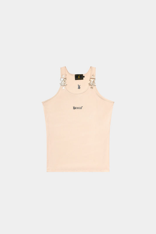 IMPERIAL SIGNATURE RIBBED TANK – BEIGE