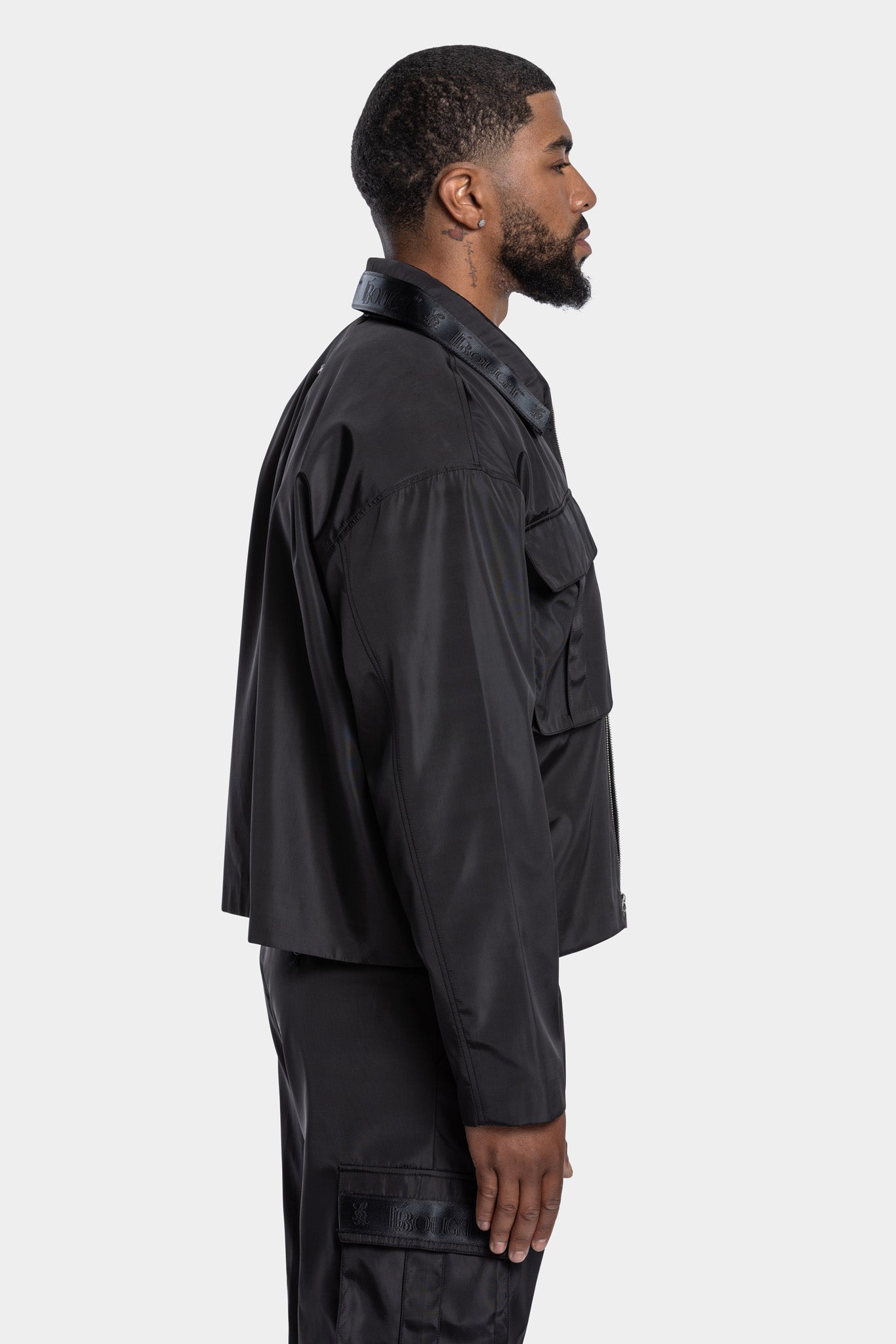 MAHA CARGO JACKET - BLACK