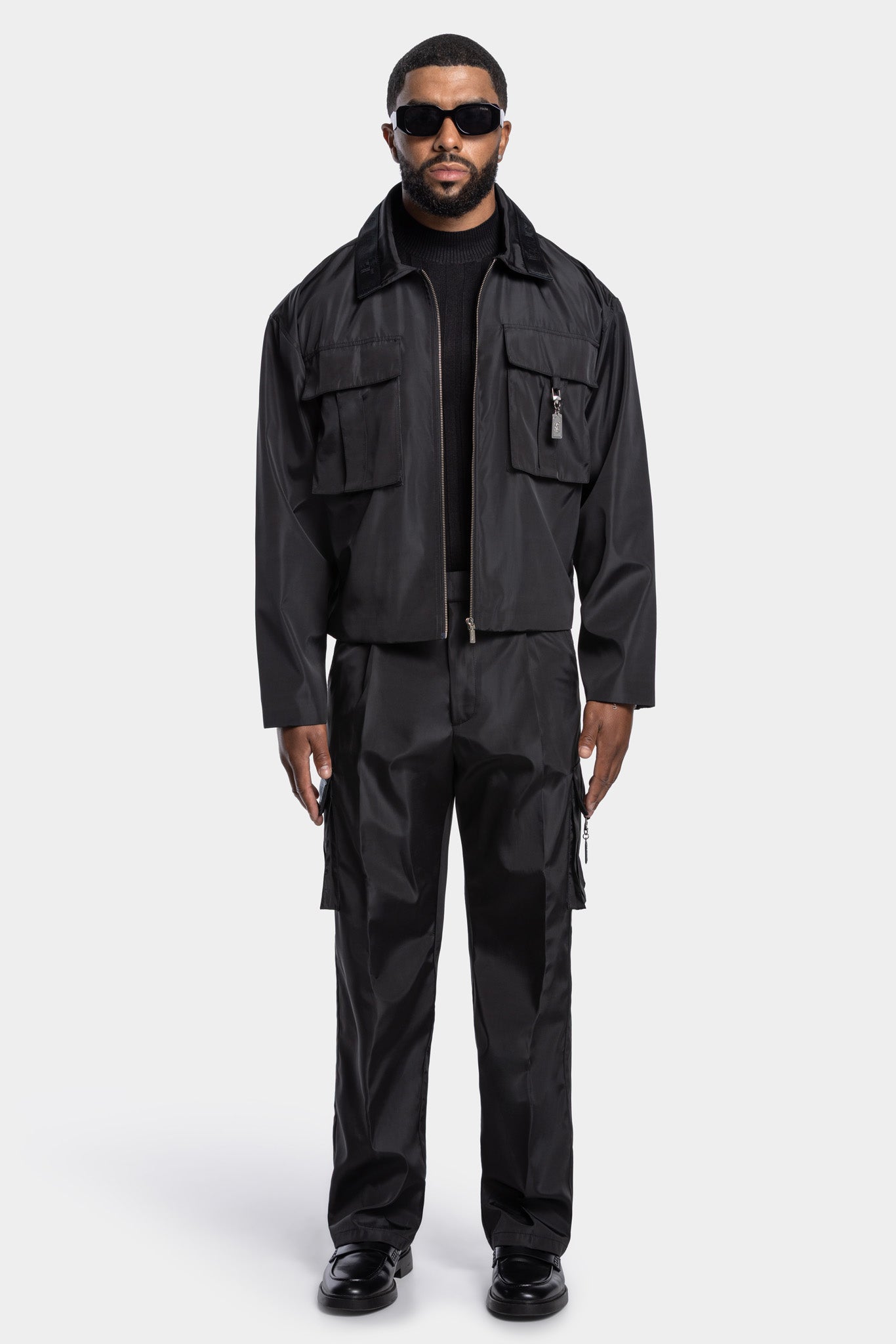 MAHA CARGO PANTS - BLACK