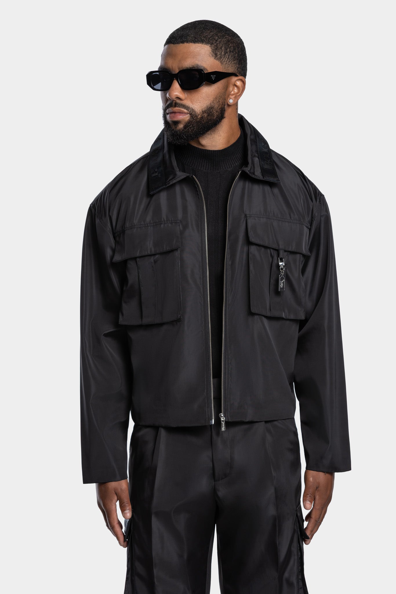 MAHA CARGO JACKET - BLACK