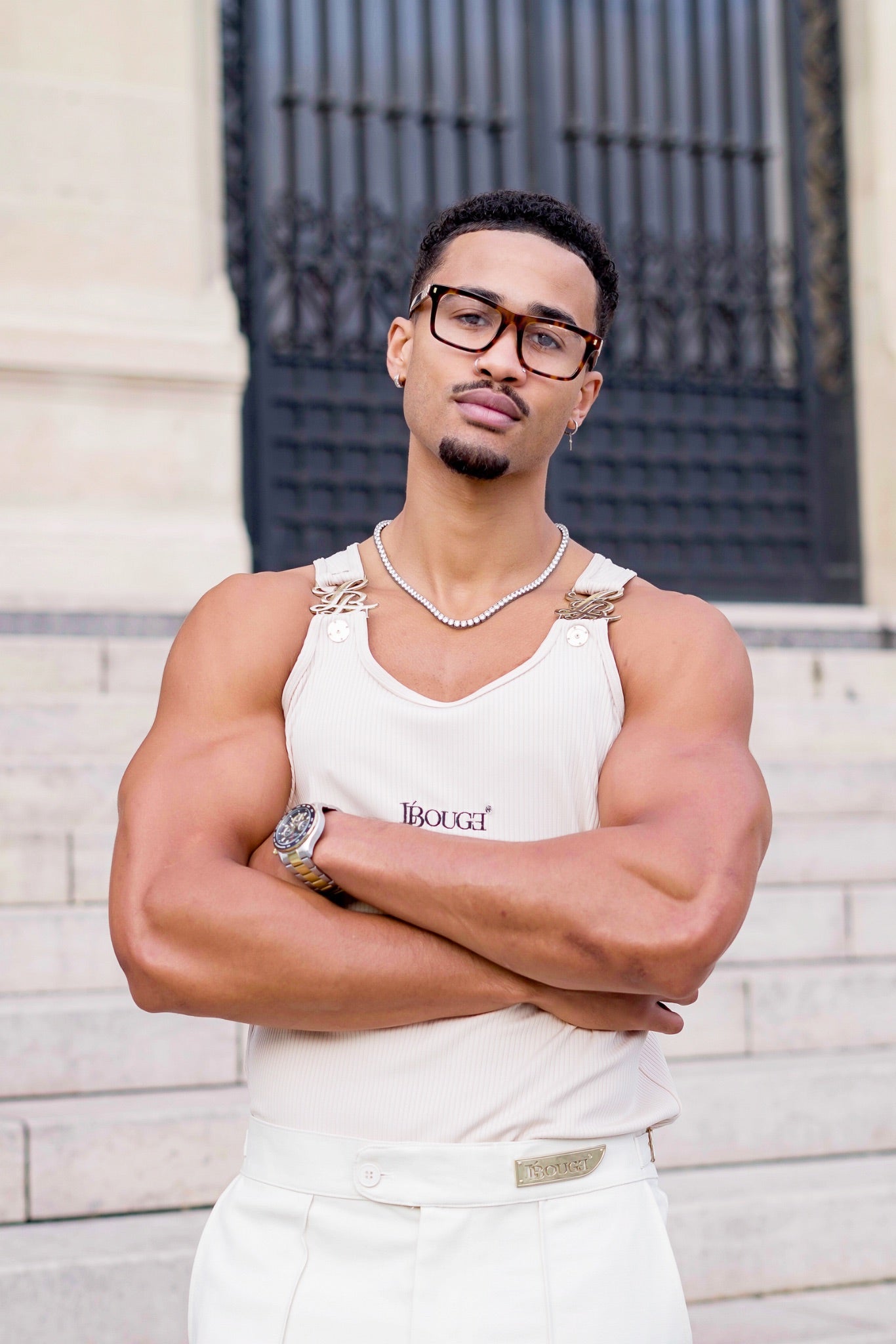 RIBBED TANK TOP – BEIGE