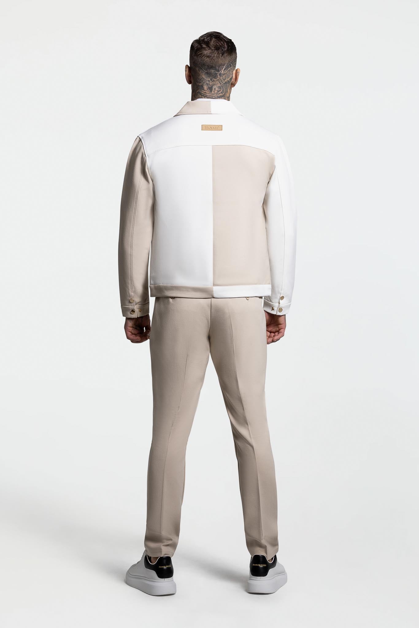 PLEATED PANTS - CREAM