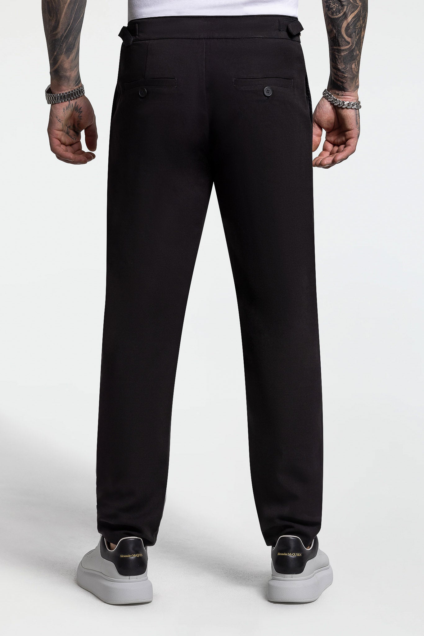 PINTUCK PANTS – BLACK