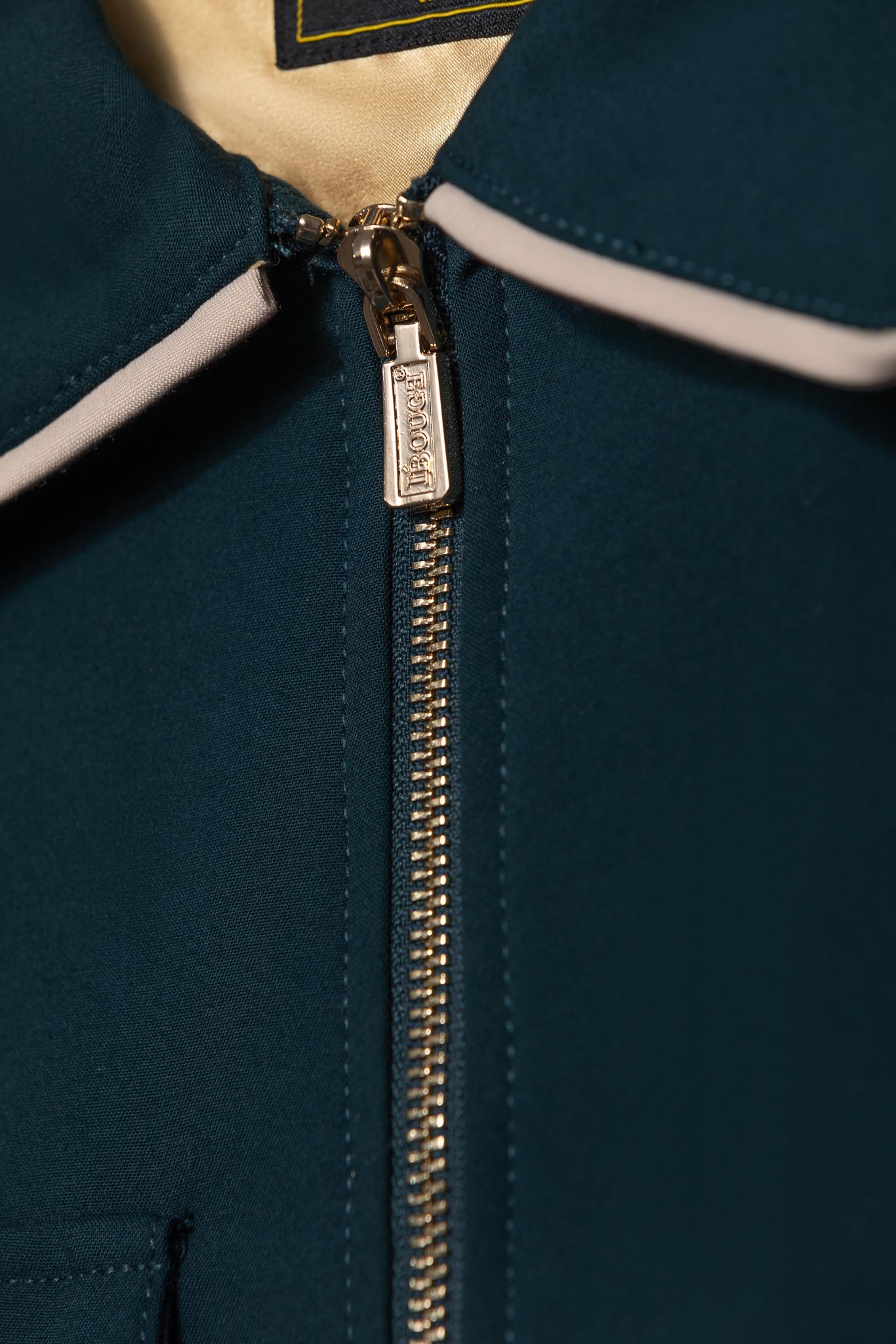CONTRAST JACKET- DARK TEAL
