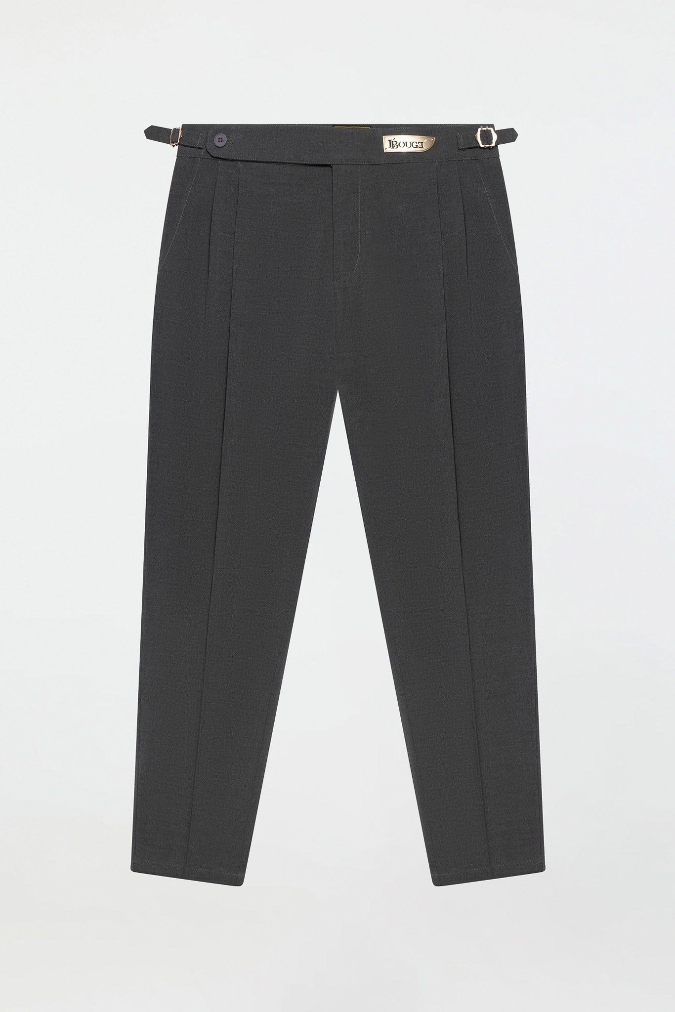 PLEATED PANTS – CHARCOAL